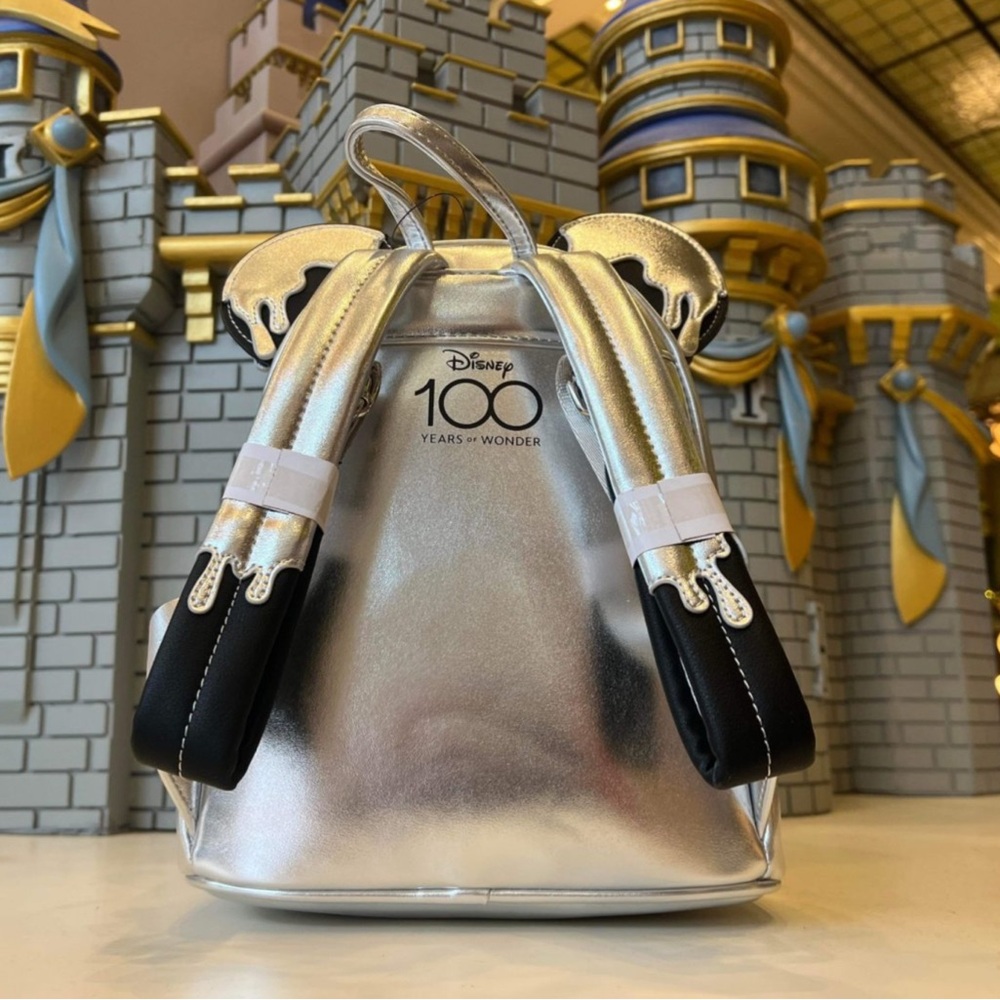 Loungefly X Disney 100 Years of Wonder Platinum Celebration Backpack NWT - Picture 2 of 6